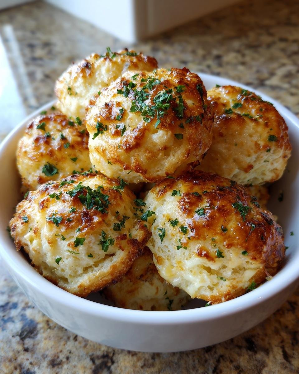 Garlic Butter Cheese Bombs with Biscuits - detail 1