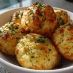Garlic Butter Cheese Bombs with Biscuits