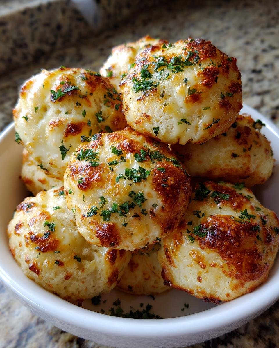 Garlic Butter Cheese Bombs with Biscuits - detail 2