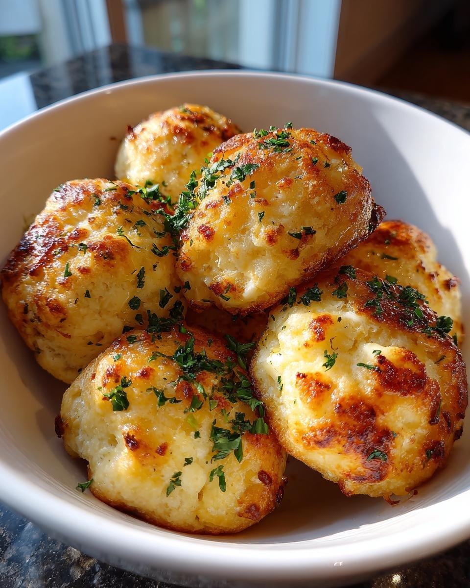 Garlic Butter Cheese Bombs with Biscuits - detail 3