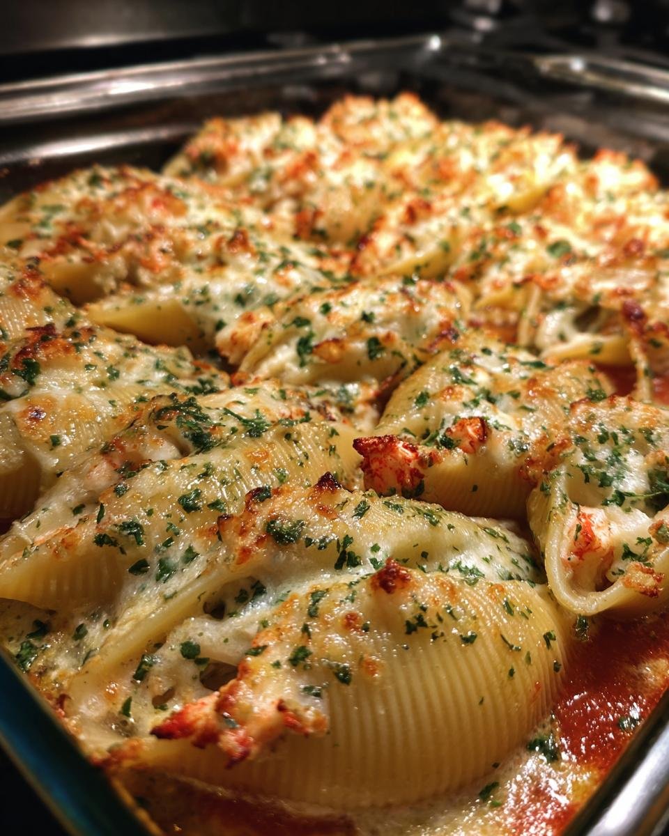 Garlic Butter Lobster Stuffed Shells - detail 2