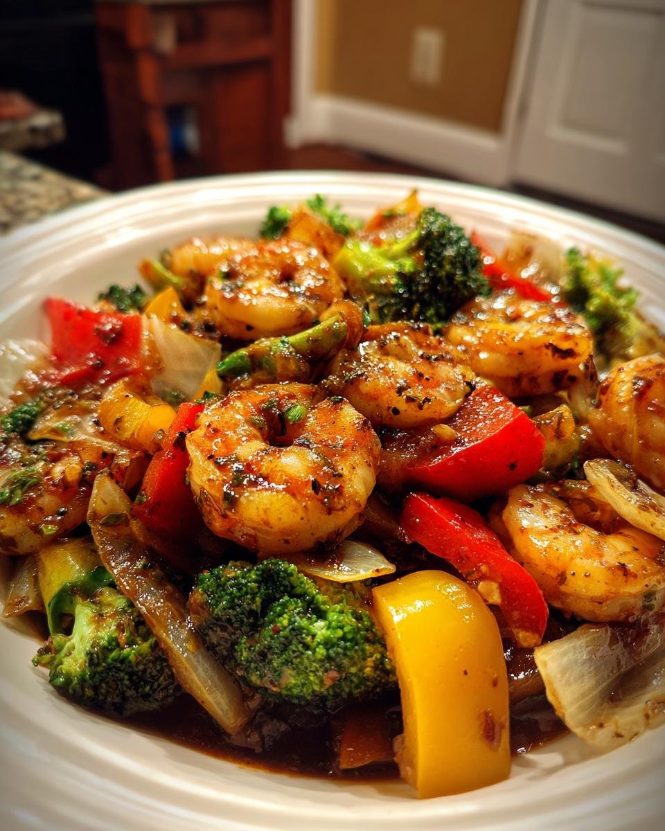 Garlic Shrimp Stir-Fry with Vegetables - detail 2