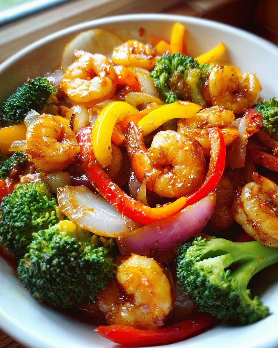 Garlic Shrimp Stir-Fry with Vegetables - detail 3