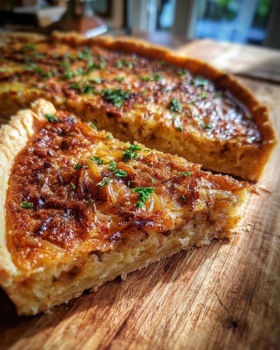 German Onion Tart - detail 3