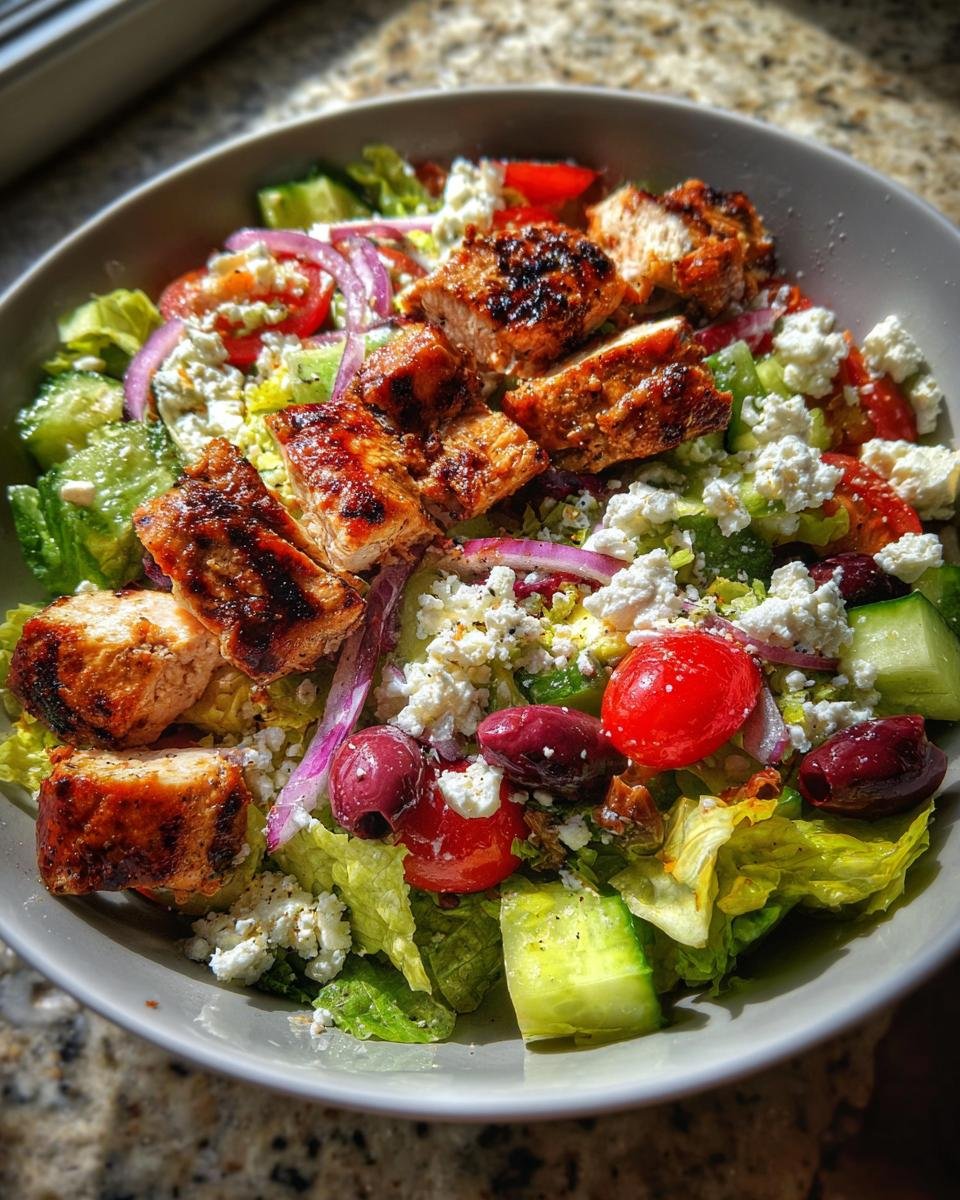 Grilled Mediterranean Chicken Salad - detail 1