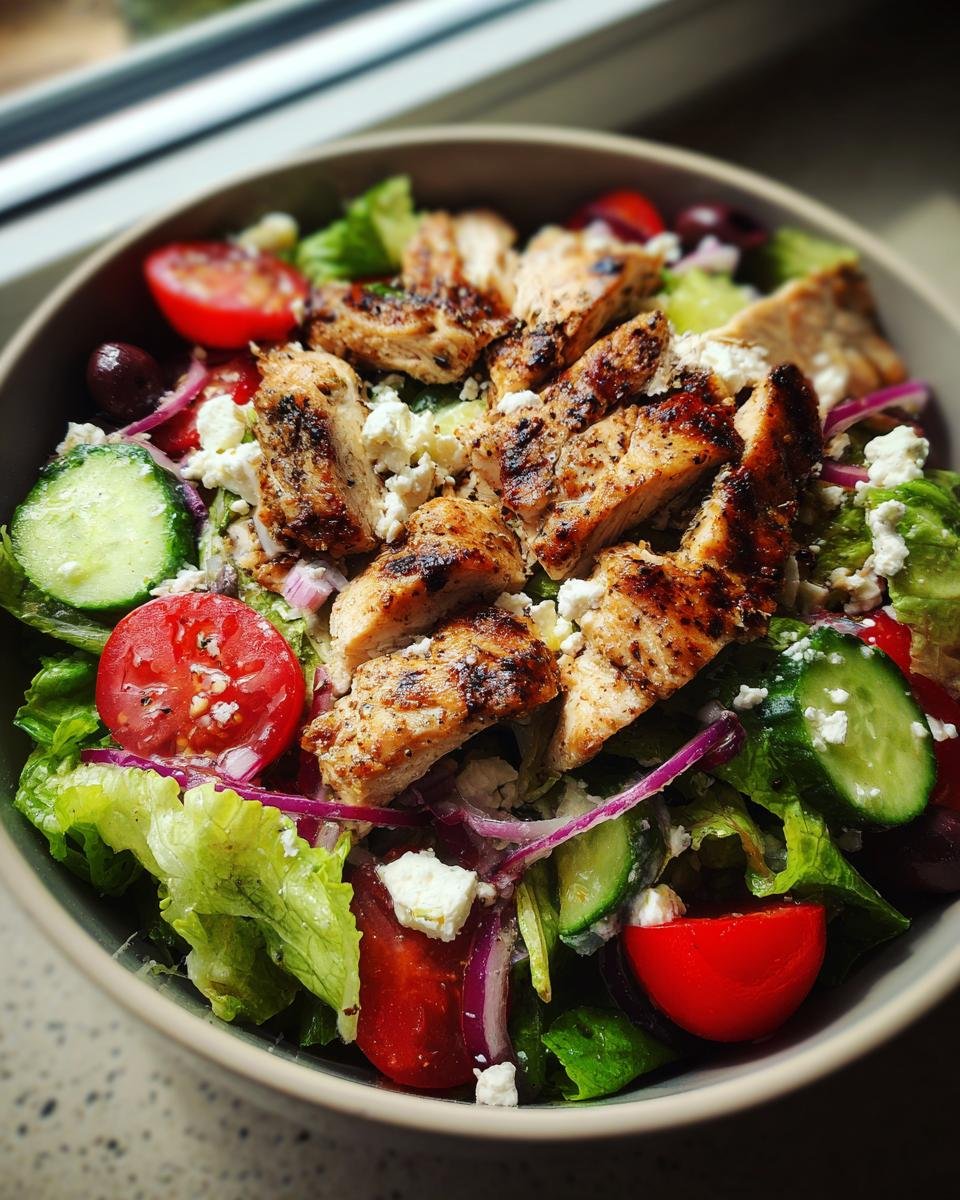 Grilled Mediterranean Chicken Salad - detail 3
