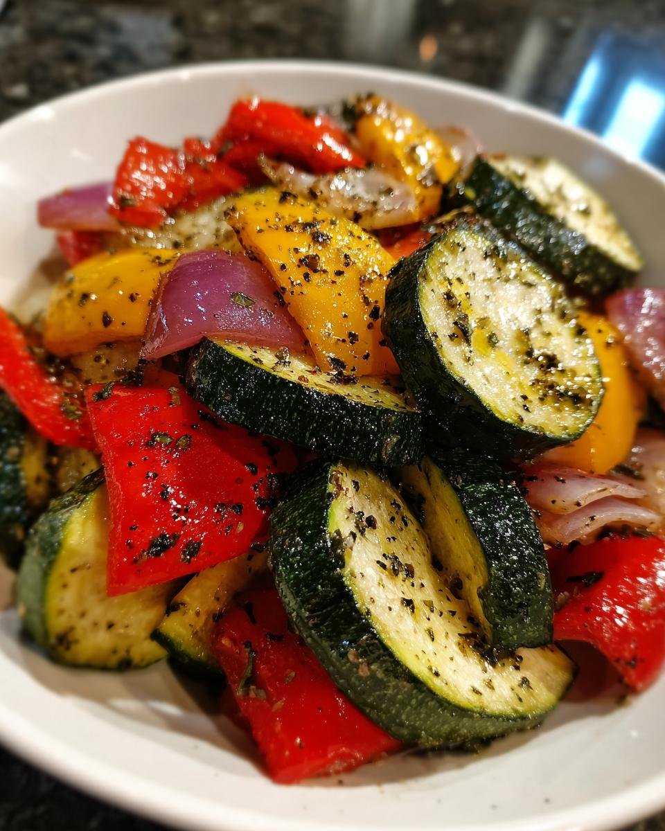 Healthy Baked Zucchini and Veggies - detail 1
