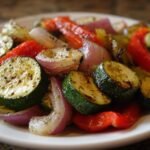 Healthy Baked Zucchini and Veggies