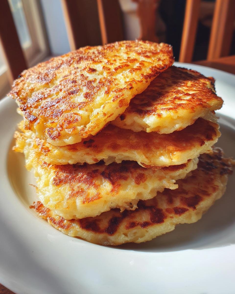 Healthy Cauliflower Cheese Pancakes - detail 2
