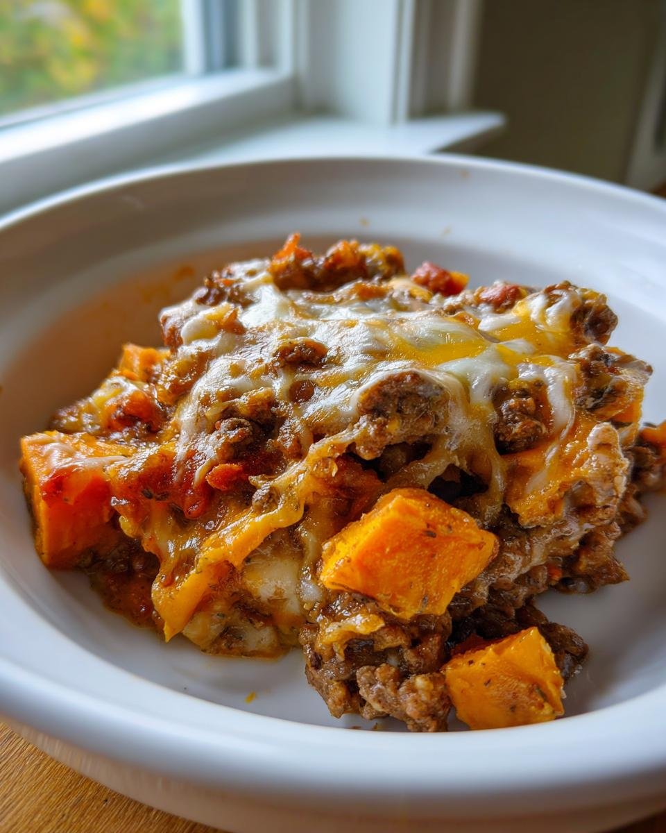 Hearty Ground Turkey and Sweet Potato Casserole - detail 2