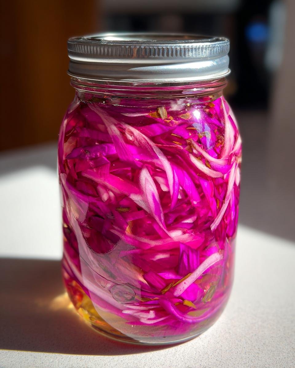 How to Make Pickled Red Onions - detail 4