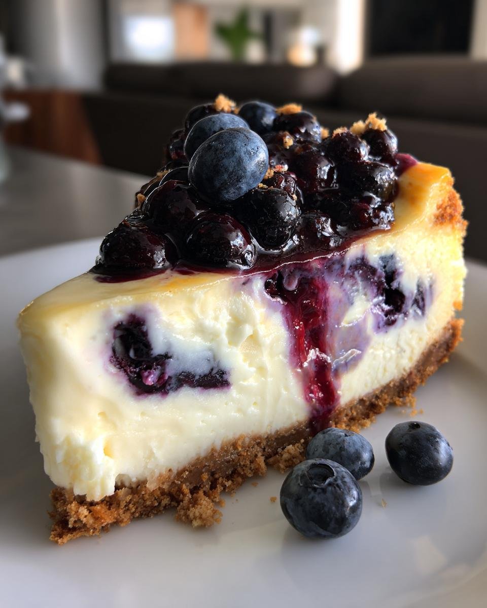Irresistible Blueberry Dream Cheesecake - detail 1