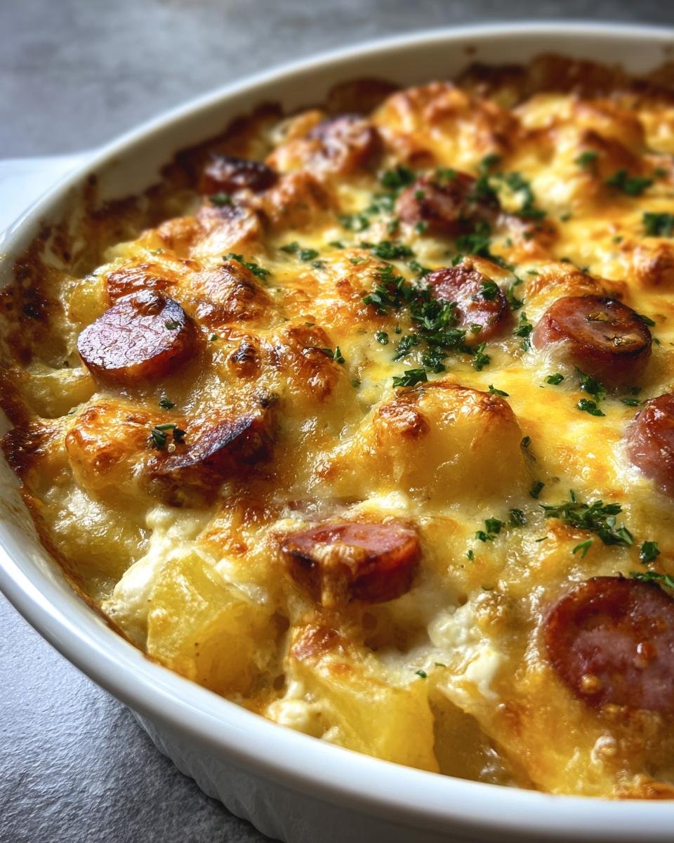 Kielbasa Cheesy Potato Casserole - detail 1