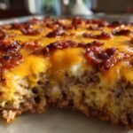 Low-Carb Bacon Cheeseburger Casserole