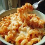Macaroni and Cheese with Tomato Sauce