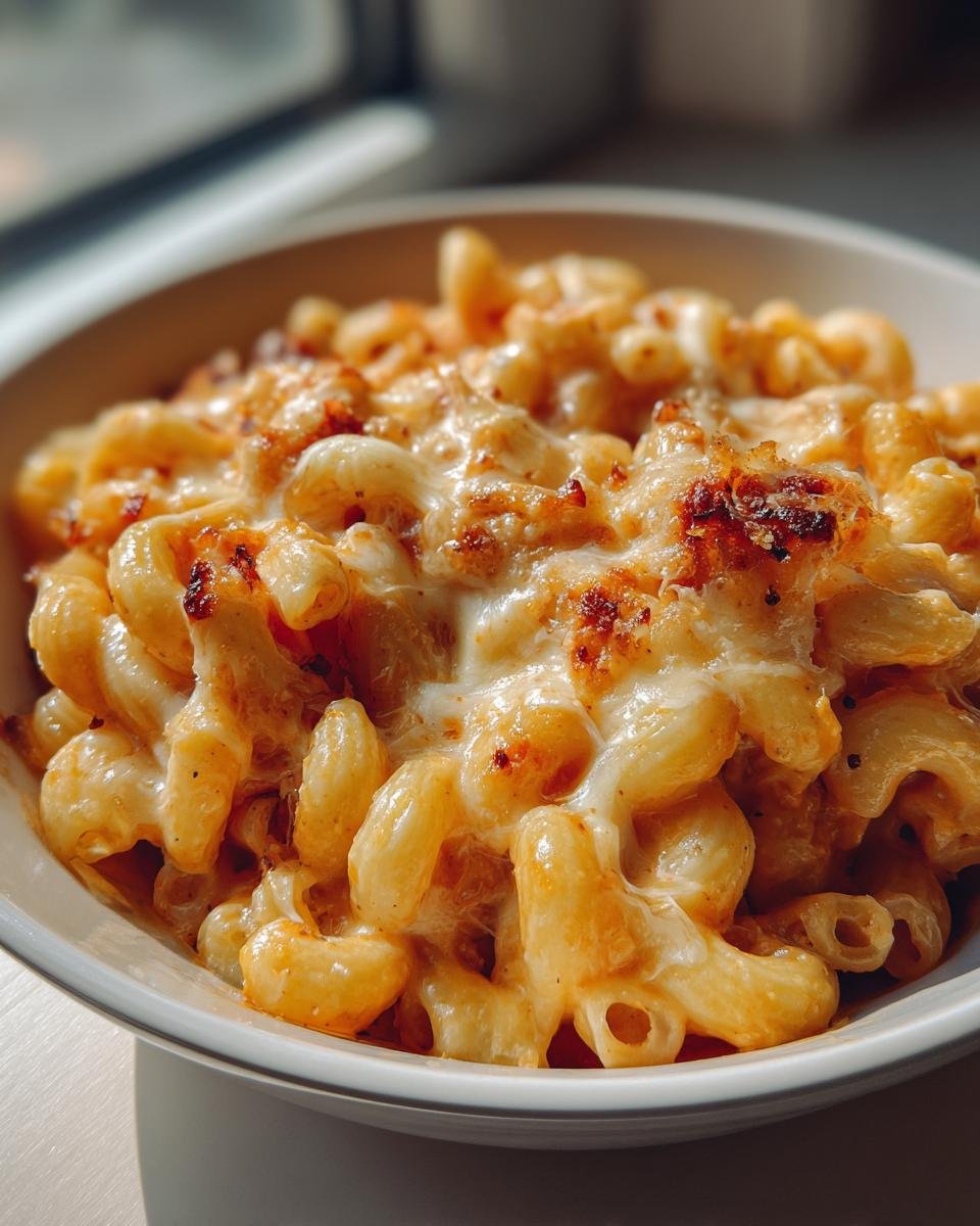 Macaroni and Cheese with Tomato Sauce - detail 2