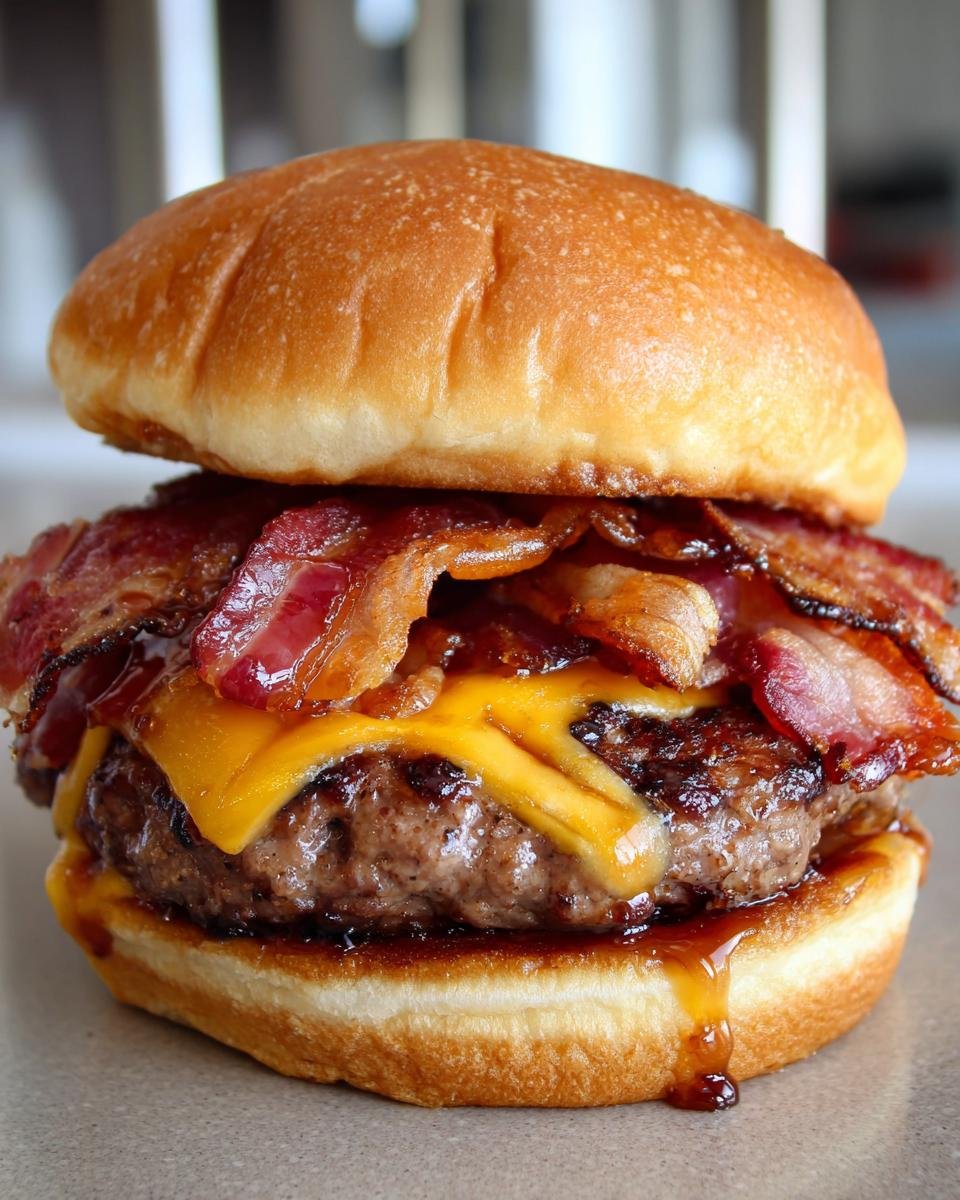 Maple Bacon Pancake Burger - detail 1