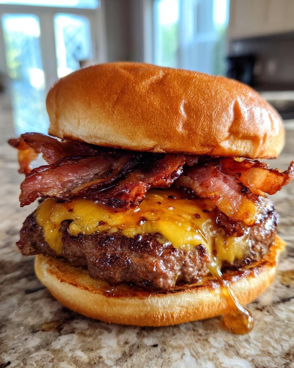 Maple Bacon Pancake Burger - detail 3