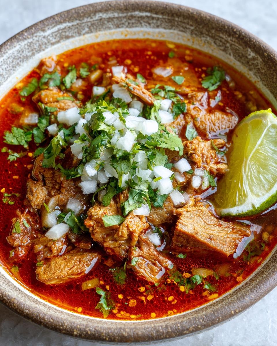 Menudo (Beef Tripe Soup) - detail 1