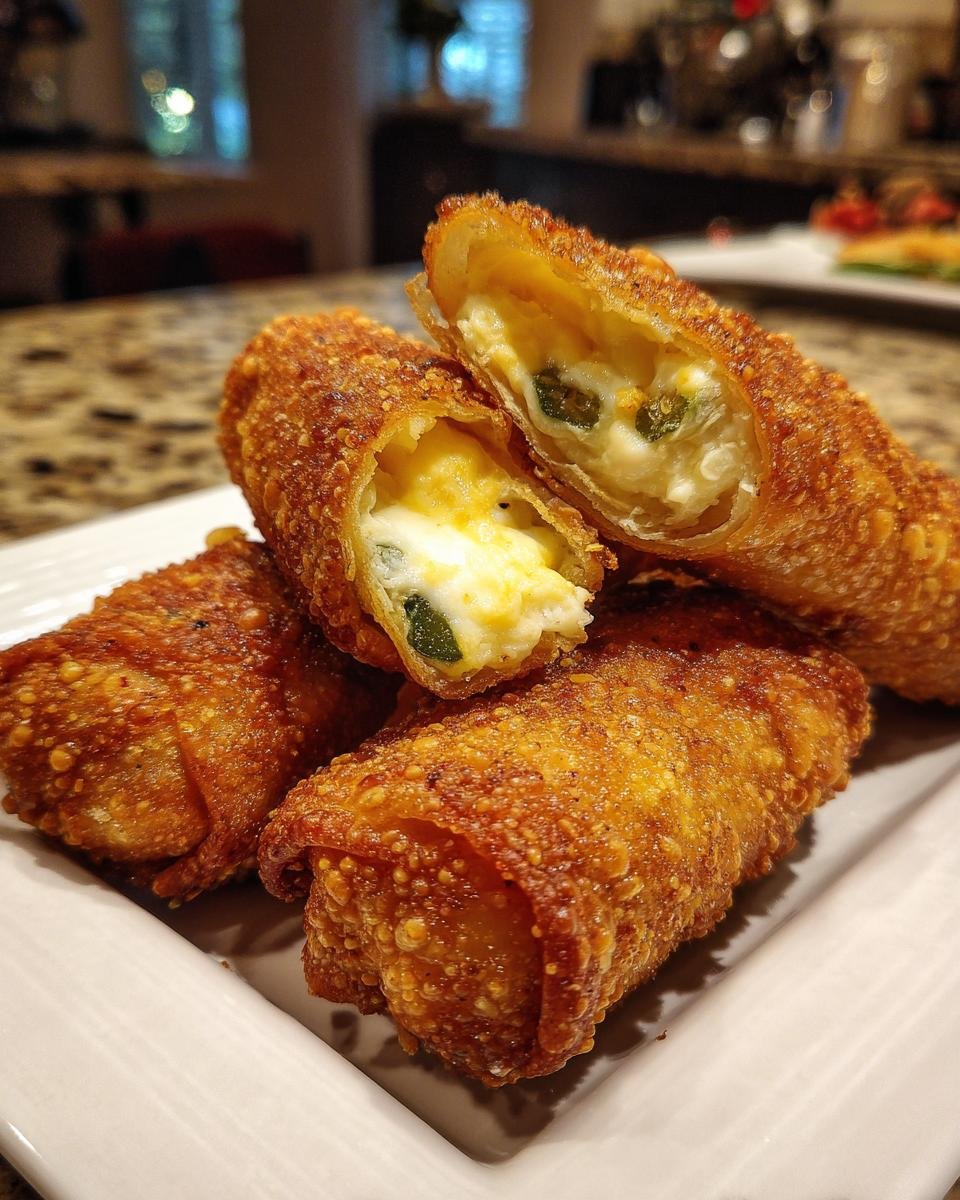 Mini Jalape&ntilde;o Popper Egg Rolls - detail 3