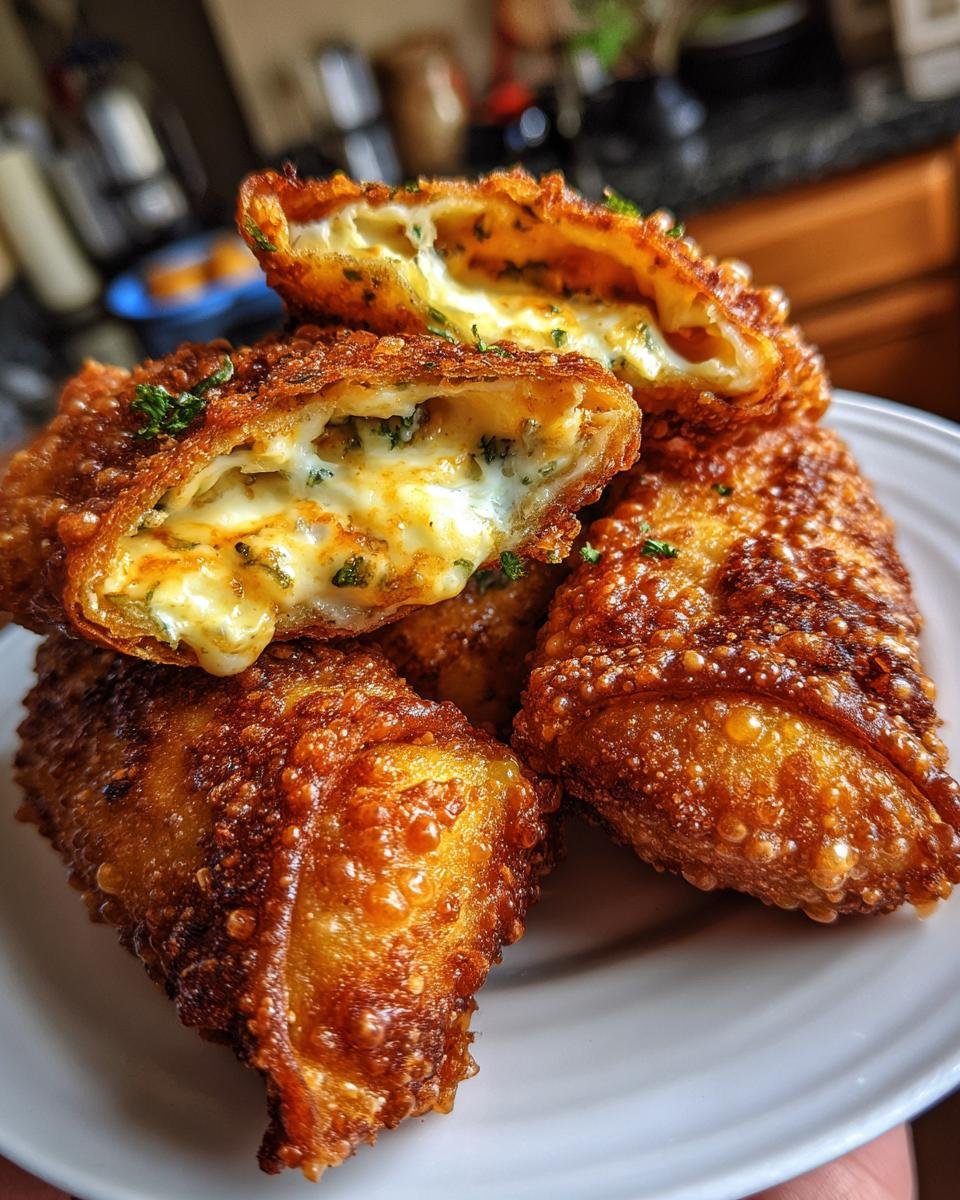 Mini Jalape&ntilde;o Popper Egg Rolls - detail 4