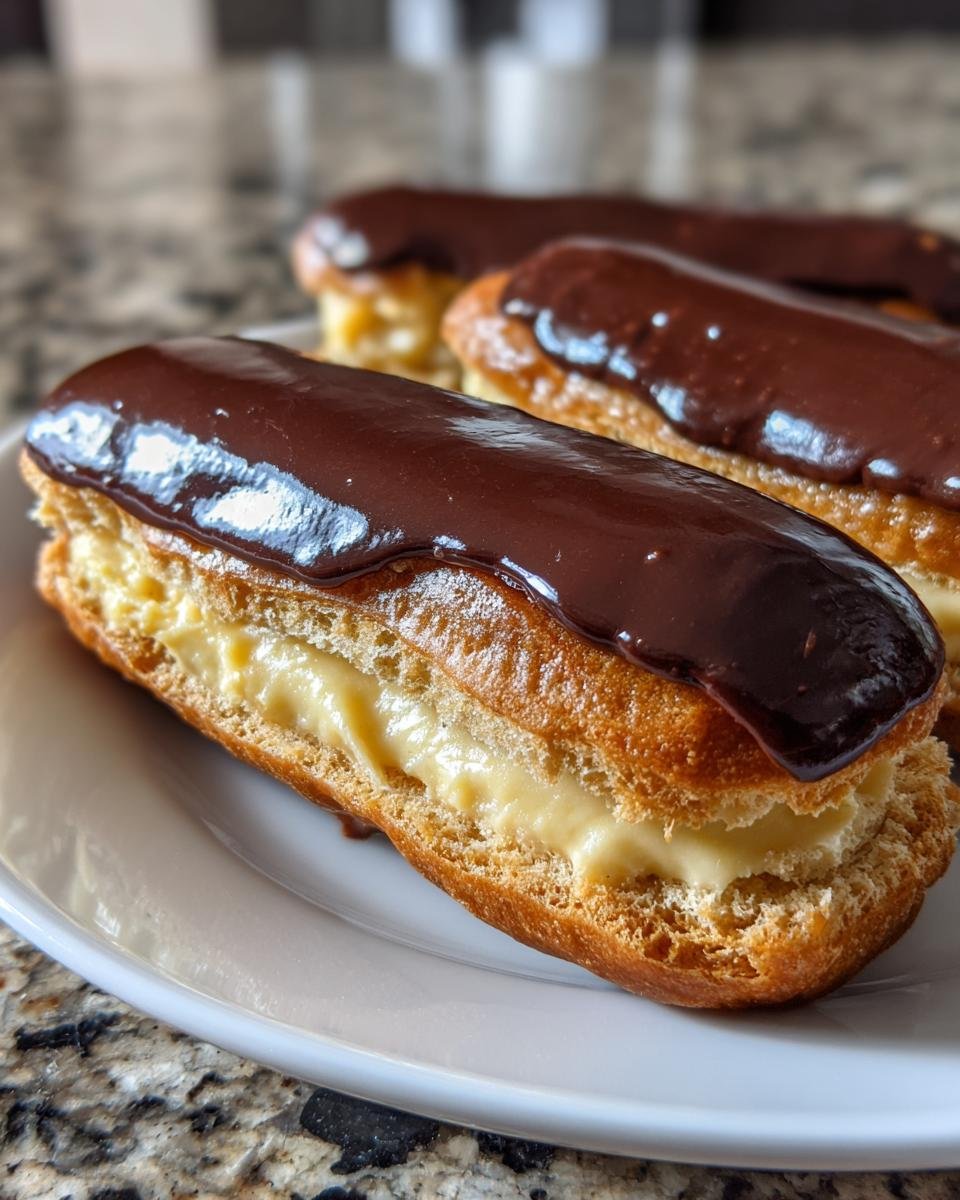 Orange and Chocolate Eclairs - detail 3