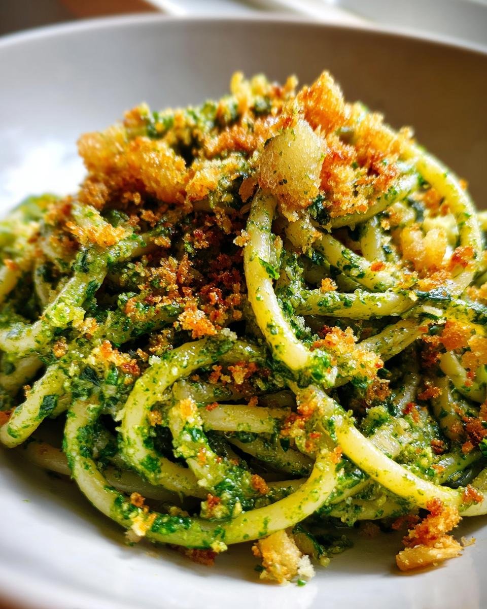 Panko Pesto Pasta - detail 2