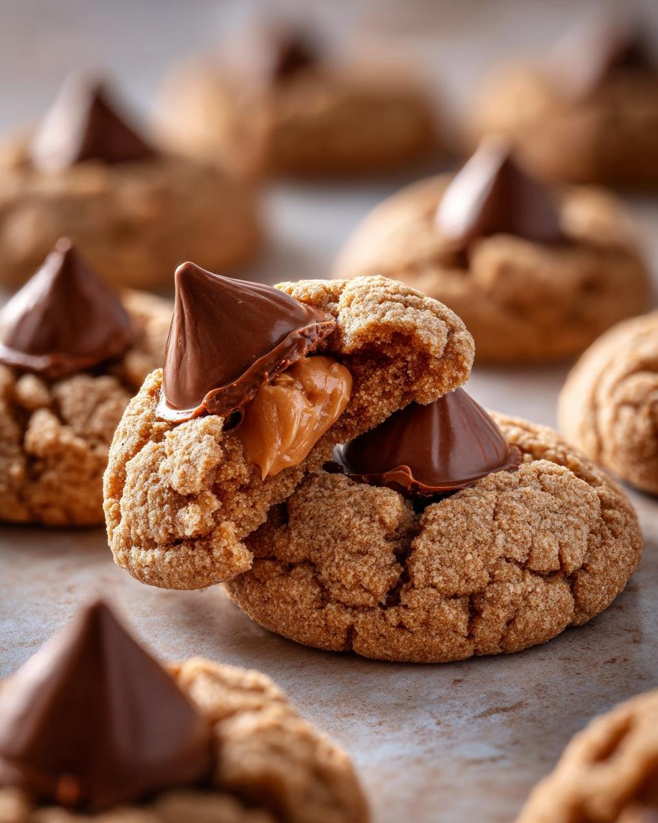 Peanut Butter Blossom Cookies - detail 1