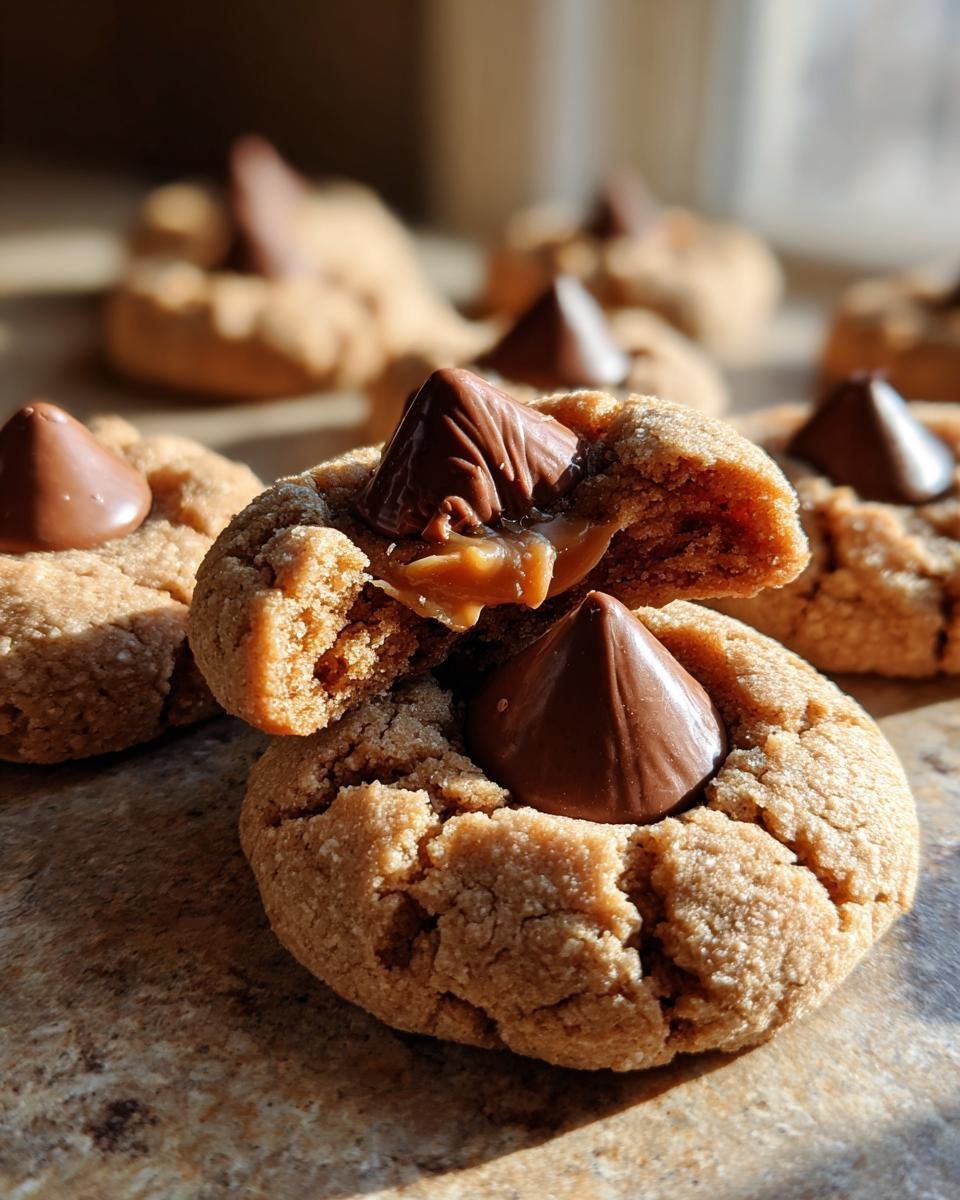 Peanut Butter Blossom Cookies - detail 2
