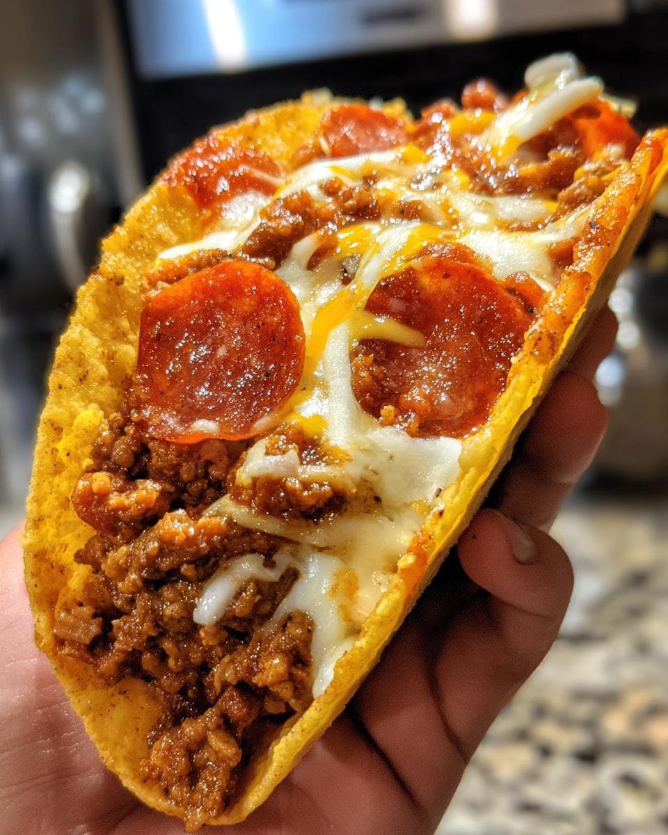 Pepperoni Pizza Tacos - detail 1