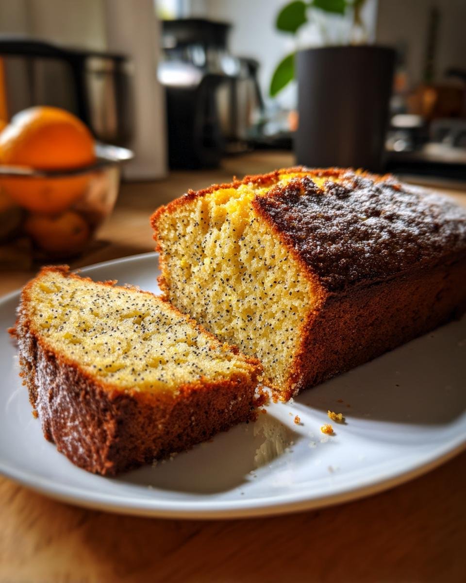 Persian Orange Cake with Cardamom and Poppy Seeds - detail 1