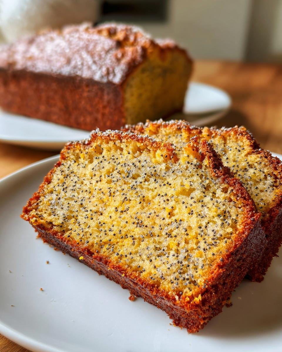 Persian Orange Cake with Cardamom and Poppy Seeds - detail 3