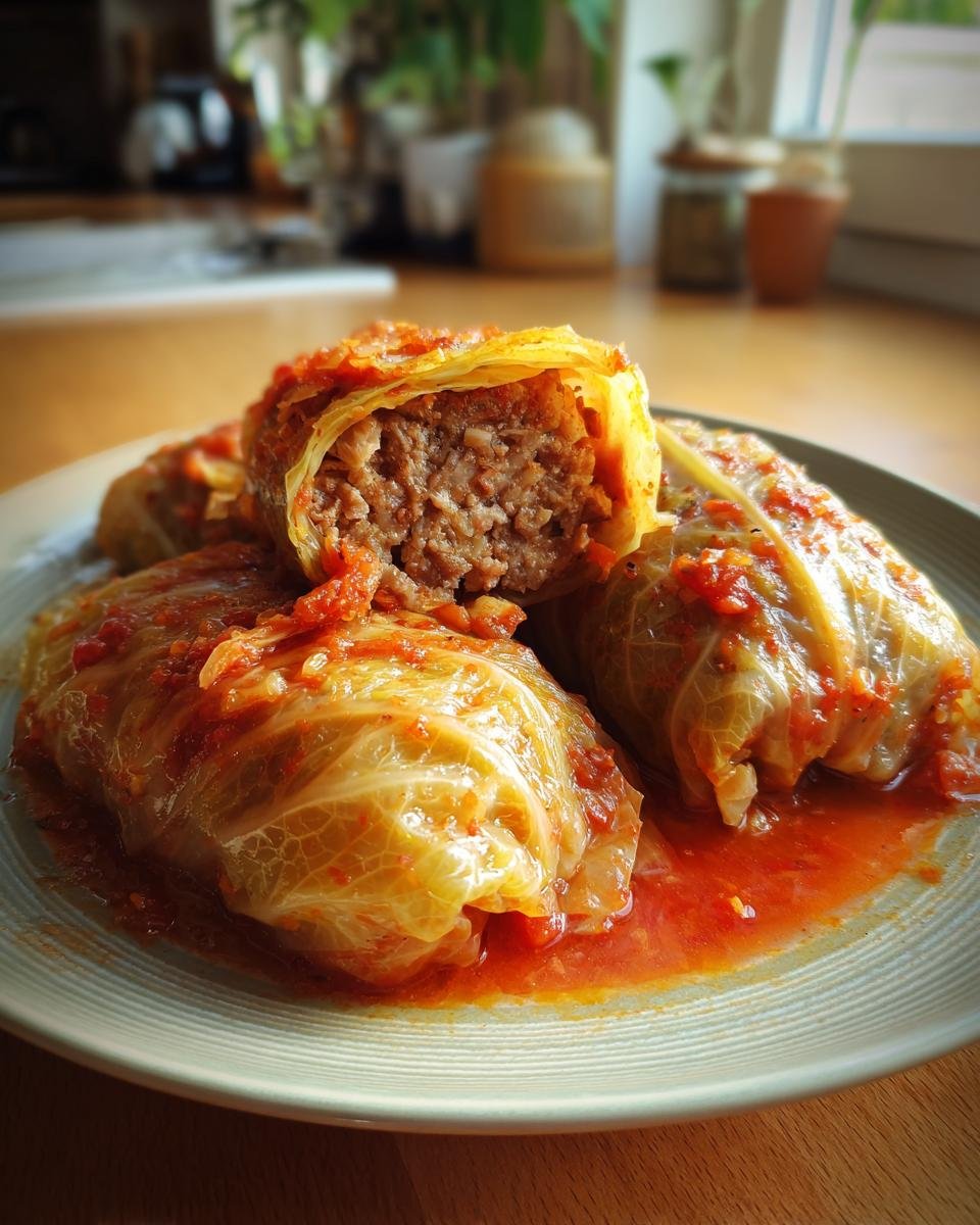 Polish Stuffed Cabbage Rolls - detail 2