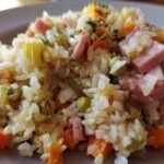 Savory Rice with Ham and Vegetables