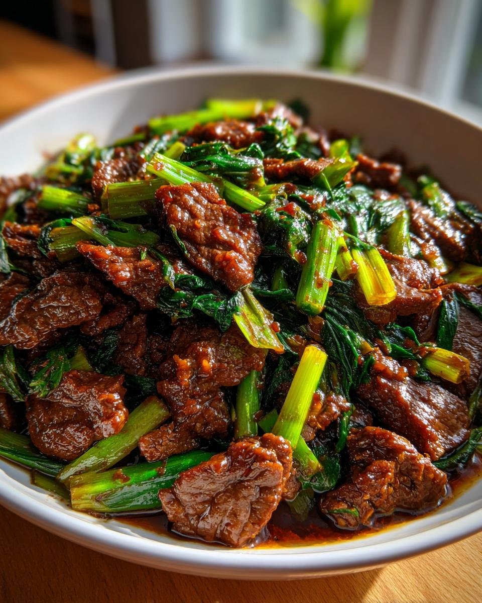 Scallion Beef Stir-Fry - detail 1