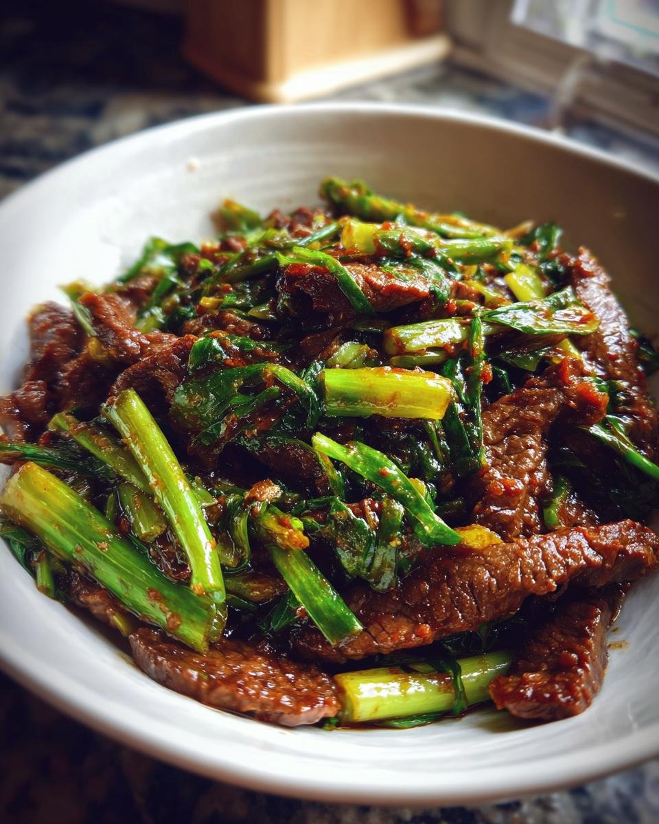 Scallion Beef Stir-Fry - detail 3