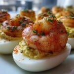 Seafood Boil Butter Shrimp Deviled Eggs