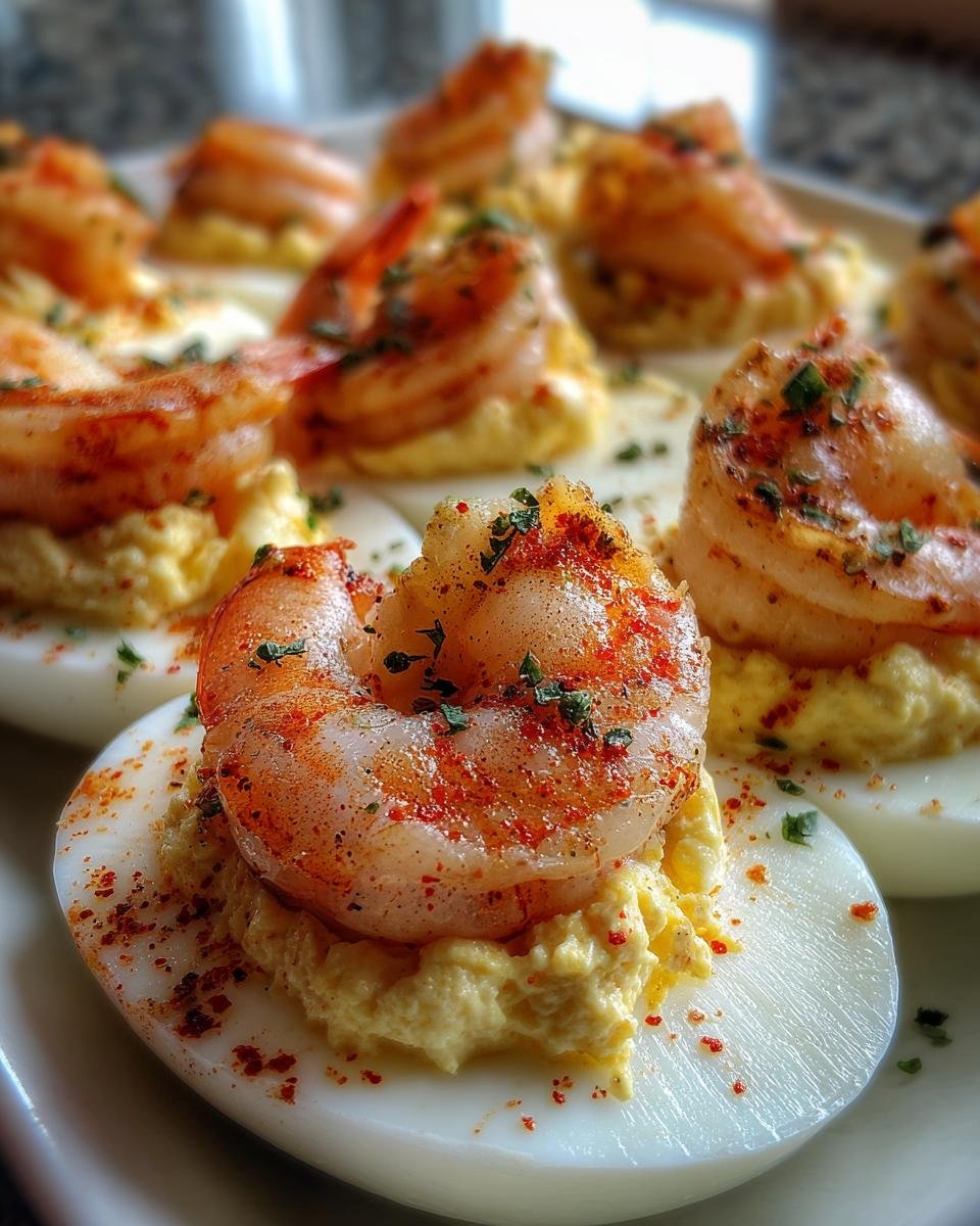 Seafood Boil Butter Shrimp Deviled Eggs - detail 2