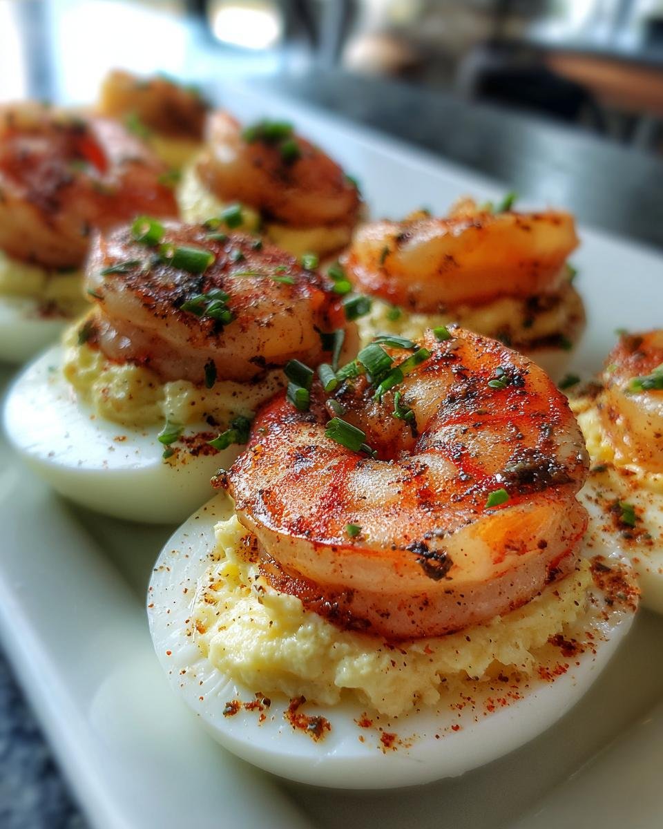 Seafood Boil Butter Shrimp Deviled Eggs - detail 3