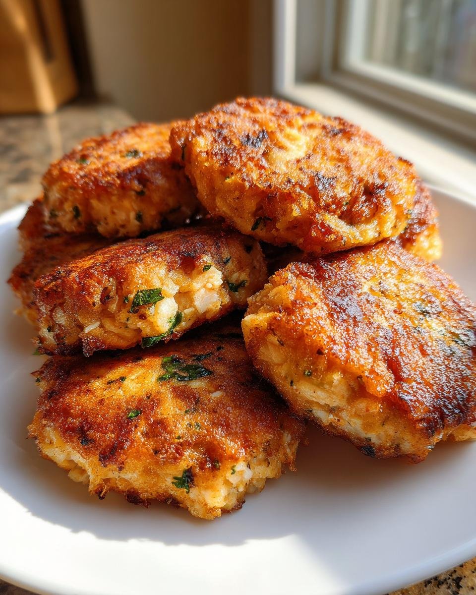 Southern Fried Salmon Patties - detail 2