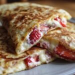Strawberry Cheesecake Quesadillas