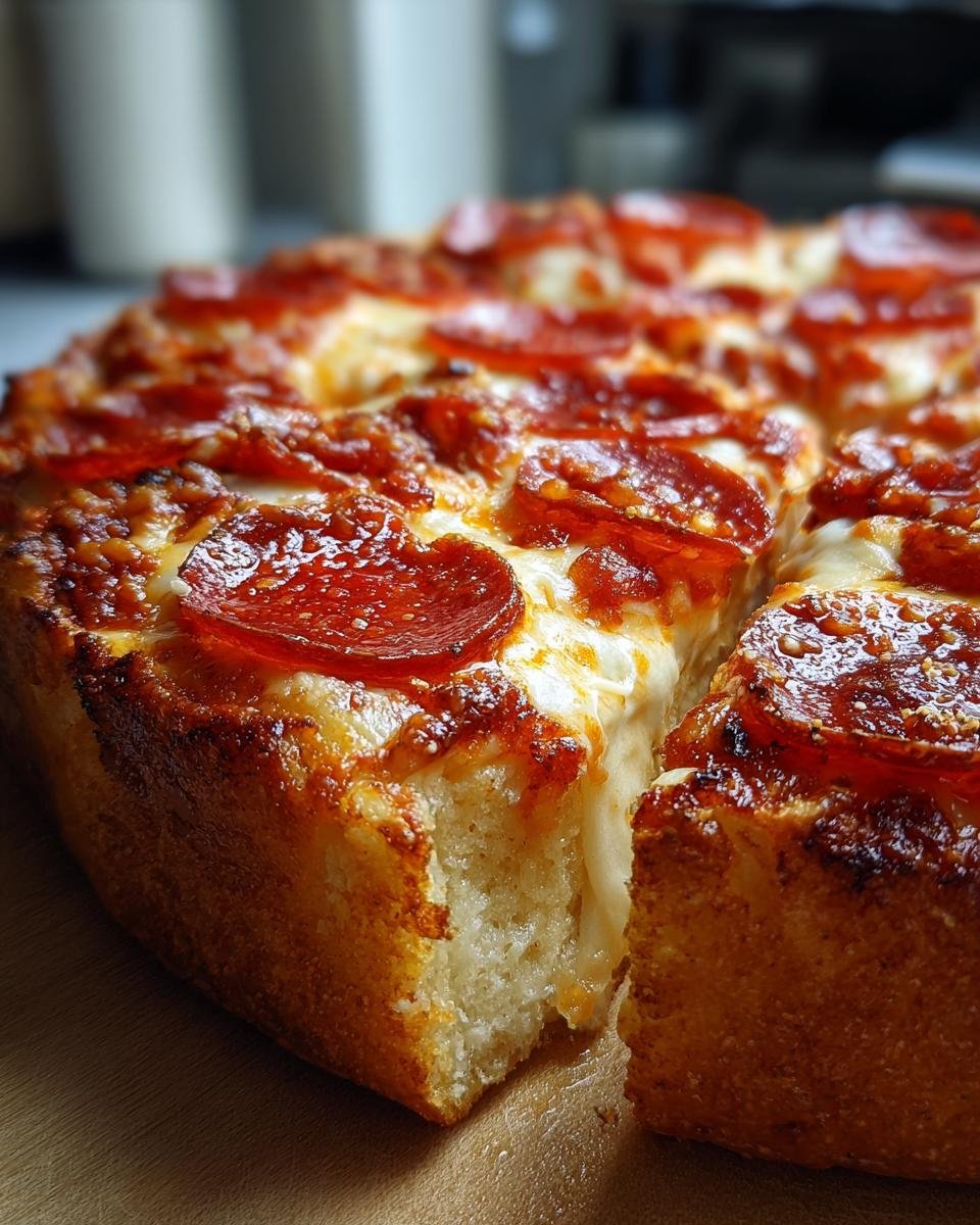 Stuffed Crust Pepperoni Pizza - detail 1