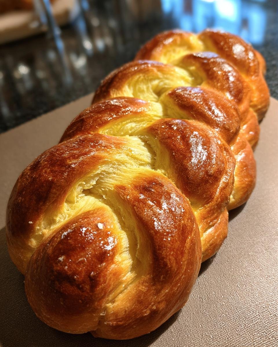 Sweet German Braided Bread - detail 1