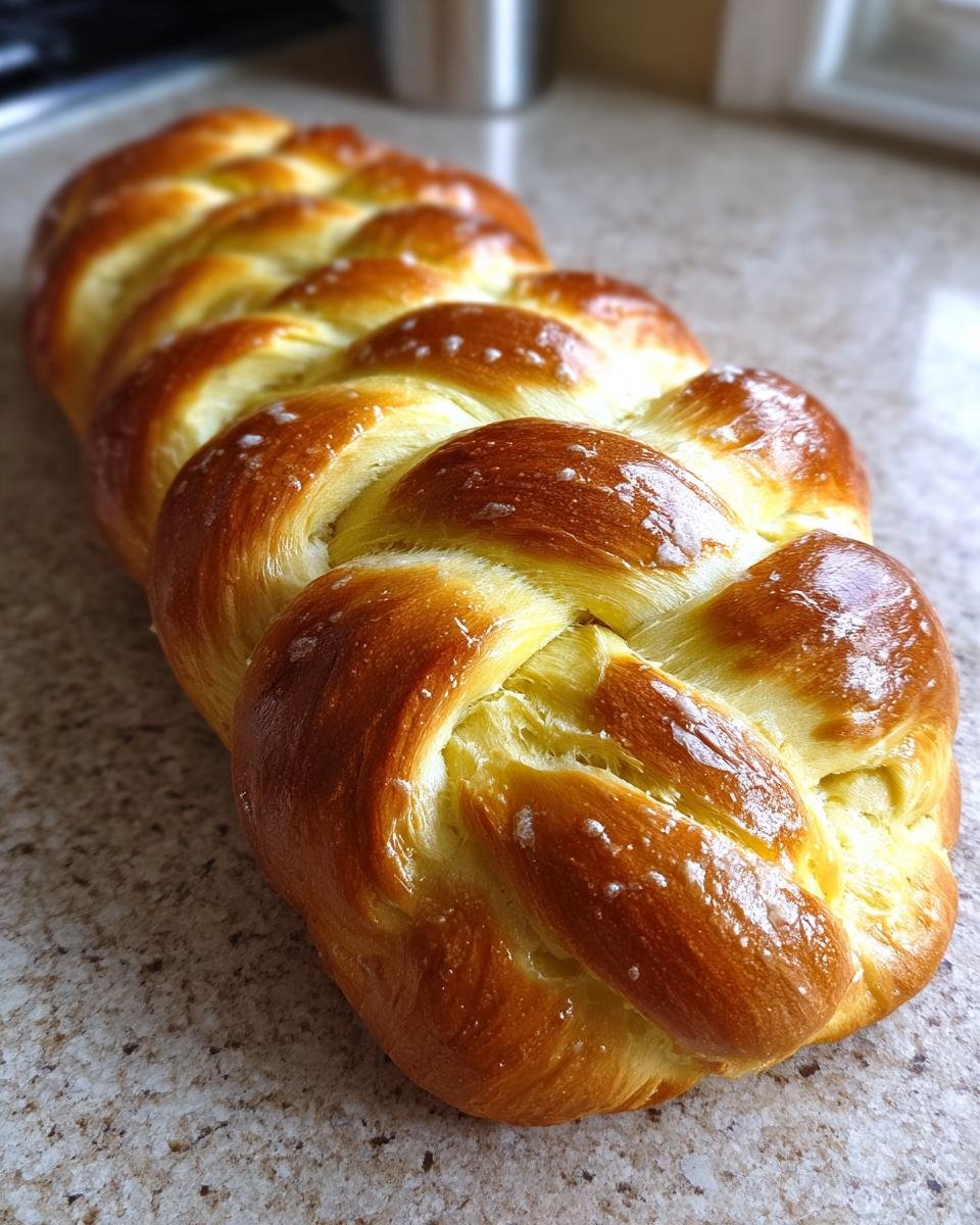 Sweet German Braided Bread - detail 3