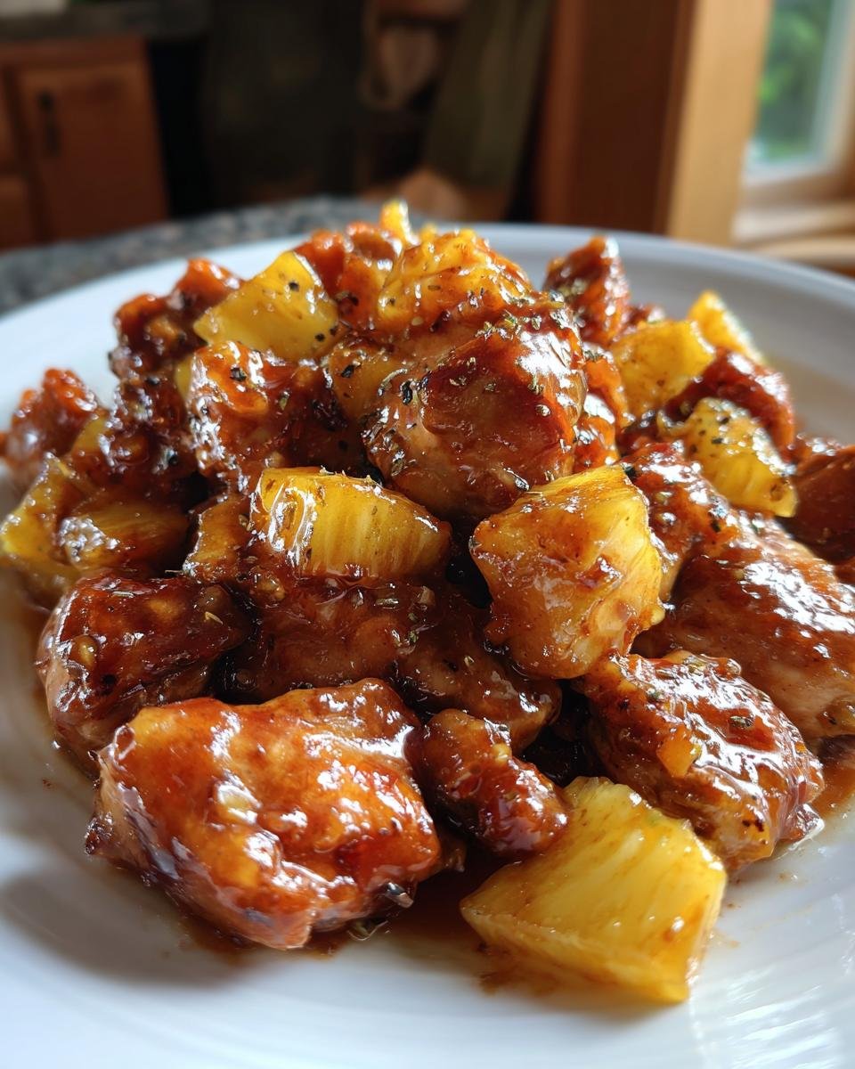 Sweet Hawaiian Crockpot Chicken - detail 1