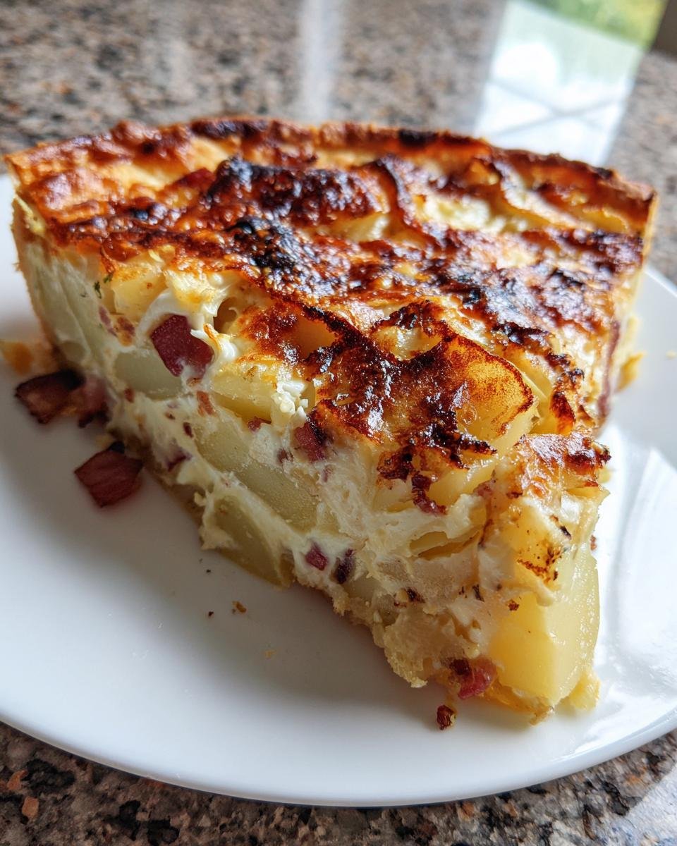 Tartiflette-Style Quiche - detail 1