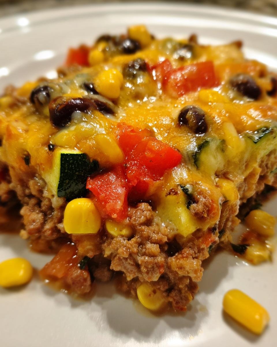 Tex-Mex Zucchini Bake - detail 2