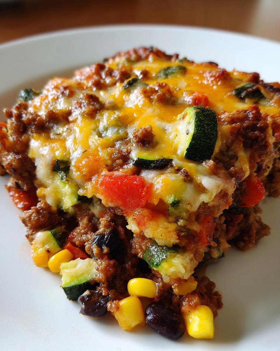 Tex-Mex Zucchini Bake - detail 3