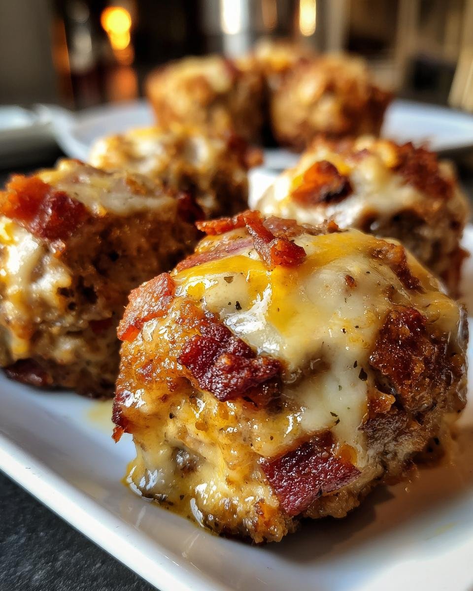 Thanksgiving Bacon Cheeseburger Meatballs - detail 1