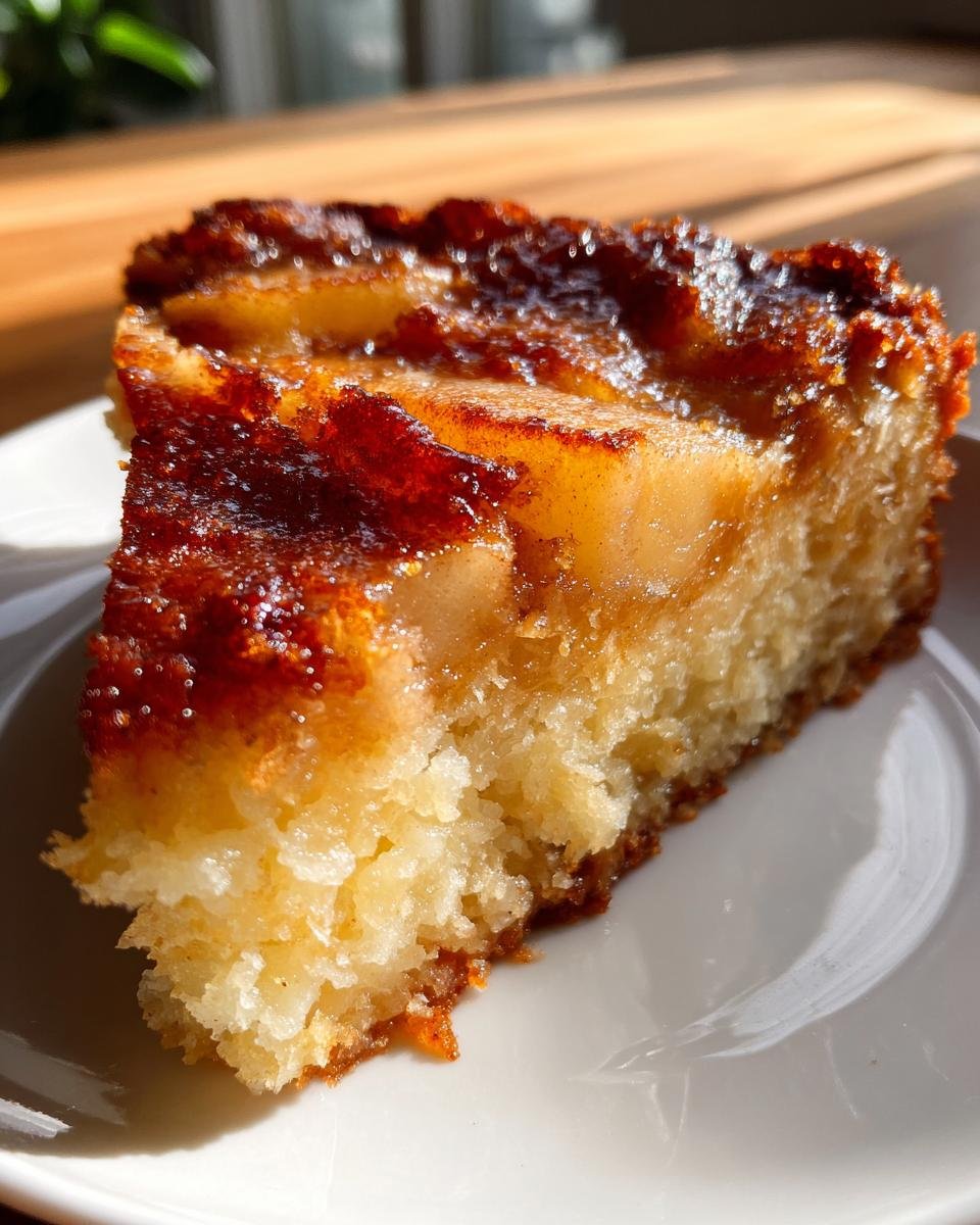 Upside-Down Caramelized Apple Cake - detail 2